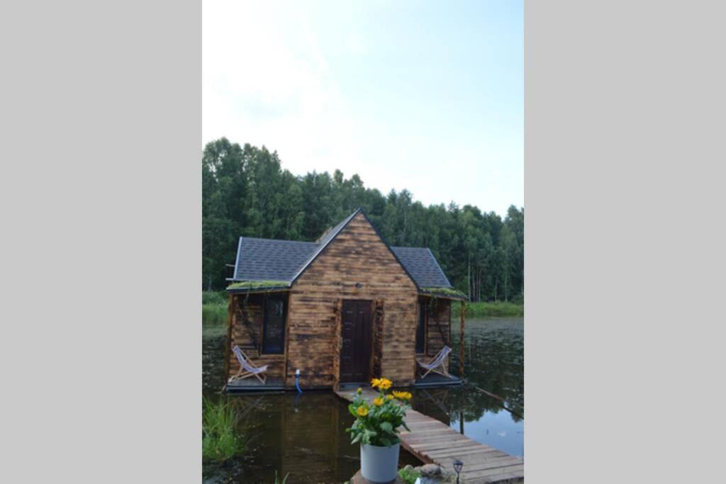 Heather Hut, Off-Grid Cottage On A Pond+2 Ha Darzkowo Zewnętrze zdjęcie