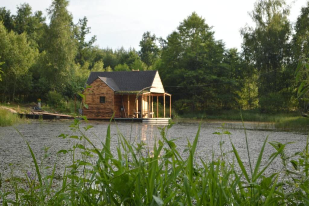 Heather Hut, Off-Grid Cottage On A Pond+2 Ha Darzkowo Zewnętrze zdjęcie