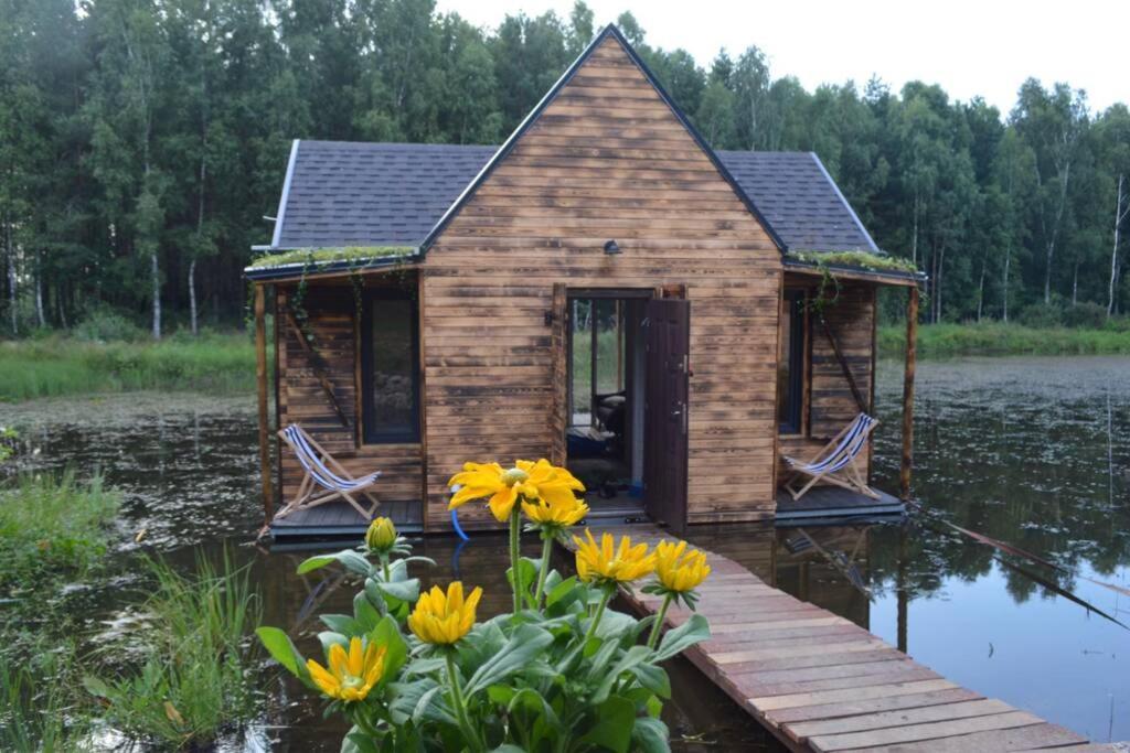 Heather Hut, Off-Grid Cottage On A Pond+2 Ha Darzkowo Zewnętrze zdjęcie